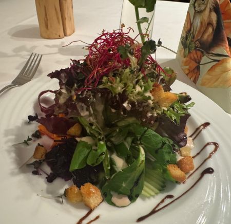 Leckerer Frischer Salat mit Extras für eine Geburtstagsfeier 🤍💚